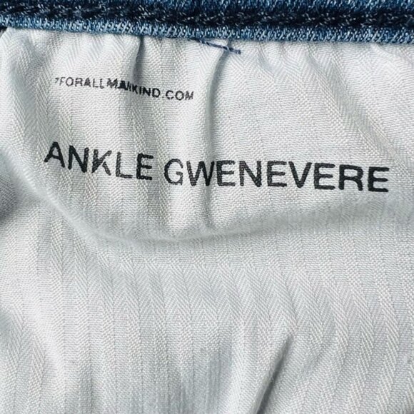 7 For All Mankind Ankle Gwenevere casual Blue Women’s Jeans. Size 29 - Picture 5 of 11